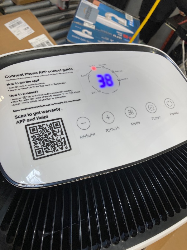 Photo 1 of  Dehumidifier for Basement 6,000 Sq Ft, 120 Pints Max. Smart Compressor,Intelligent Humidistat, Smart App-Controlled with Darin Hose And App Control for Basement, Bathroom,Living room,Bedroom,Home 
