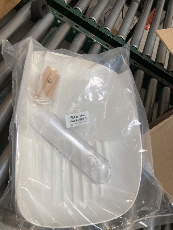 Photo 1 of carrotez Dish Drying Rack, Dish Rack, Dish Drainer with Swivel Spout for Kitchen Counter, Auto Water Drainage, Durable, Rustproof, White