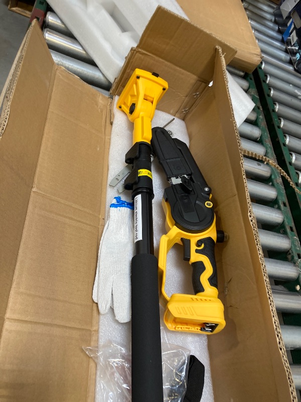 Photo 1 of  Cordless Pole Saw & Mini Chainsaw 2-IN-1, 21V 3Ah Battery Powered 6 Inch Brushless Electric Rotatable Pole Saw, 15-Foot Max Reach & Multi-Angle for Tree Branches Pruning, Wood Cutting 