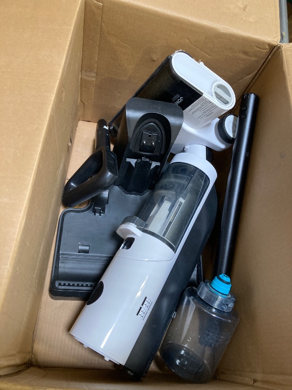 Photo 1 of  JONR ED12 Wet Dry Vacuum Cleaner,Cordless Floor Cleaning Suitable for Combination of Hard Floor Vacuum Cleaner and Mop,one click self-cleaning,0.1 inch Edge Cleaning,Easy to Clean Dust,Spills,Pet Hair 