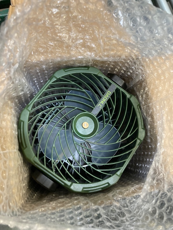 Photo 1 of Portable Misting Fan with Remote & 30000mAh Rechargeable Misting Fans for Outside Patios Camping Beach & Workshops Mist Fan Portable for Outdoor/Indoor 2L Built-in Water Tank RGB 4 Speeds & Spray