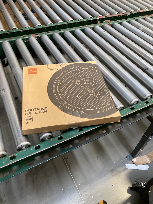 Photo 1 of Fire-Maple Camping Griddle Plate | Nonstick Outdoor Portable Grill Pan for Stovetop | BBQ Gas Griddle Pan for Camping Stove Ridged Surfaces 31 X 31cm