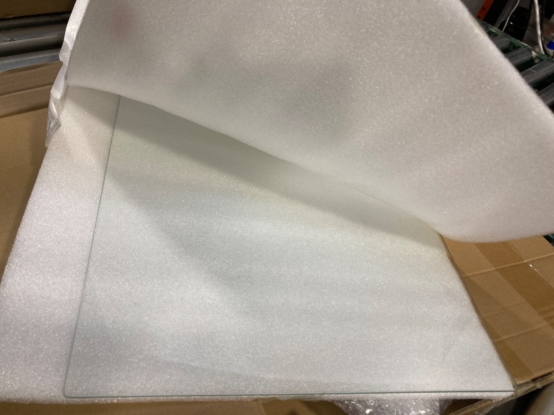 Photo 1 of  Upgrade 240350649 Glass Shelf Compatible with Frigidaire Crosley Refrigerator, Fridge Glass Bottom Shelf Crisper Replacement 17"x15" Replace 241711236 240443328 240350602 240350633 