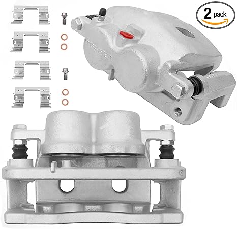 Photo 1 of Pair 18B4919A 18B4918A Front Disc Brake Caliper Assembly Replacement, Driver and Passenger Side for Yukon XL 1500 2008-2020, for Escalade 2008-2020, for Silverado 1500 2008-2018