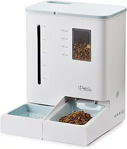 Photo 1 of Automatic Cat Feeder and Water Dispenser Set, Dog Food and Water Dispenser WiFi 2-in-1 Set for Pets with App Control