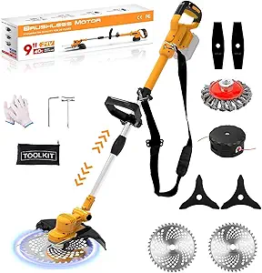 Photo 1 of Electric  Wacker for Dewalt 20V Battery, 5 in 1 Weed Eater Battery Powered, 750w Lightweight Cordless Weed Wacker, Brush Cutter for Lawn, Yard and Bush Trimming*****(No Battery)