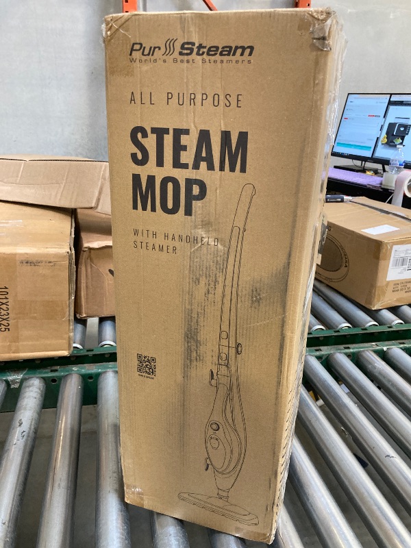 Photo 1 of PurSteam 10-in-1 Steam Mop, Floor Steamer with Detachable Handheld Steam Cleaner for Tile, Hardwood Floors
