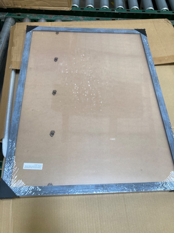 Photo 1 of 18x24 Frame Rustic Blue, Natural 24x18 Poster Frame, Navy Blue 18 by 24 Canvas Picture Frame, Large Gallery Family Concert Portrait Photo Frame Anniversary/Wedding/Birthday/Thank you/Christmas Gift