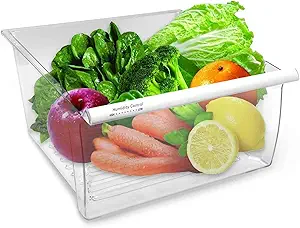 Photo 1 of 2188656 Crisper Bin, compatible with Whirlpool Refrigerator,Fridge Drawers,Kenmore Refrigerator Parts,Whirlpool Shelf Replacement- WP2188656,2188656 Fridge Crisper Drawer (Upper)