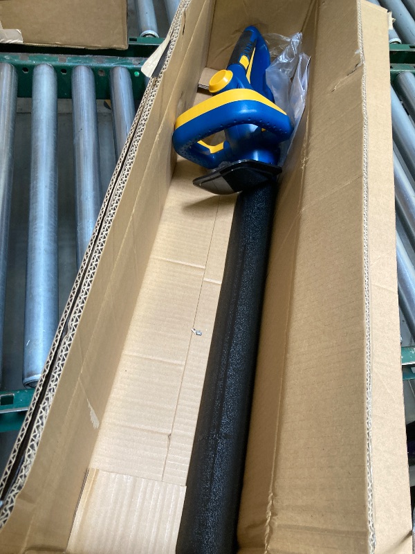 Photo 1 of Hedge Trimmer for Dewalt 20V Battery, Cordless Hedge Trimmer with 22'' Dual-Action Blade, 1600RPM, 3/5'' Cutting Width, Rotating Handle & Dual Switch Design (Battery Not Included) (Navy Blue)