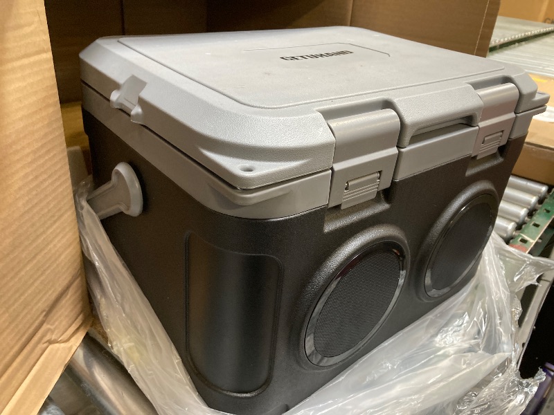 Photo 1 of Camp Cooler with Bluetooth Speaker 22 Quart?48 Hours Ice Retention, Portable Handle, Outdoor Camping Cooler for BBQs, Beach, Hiking