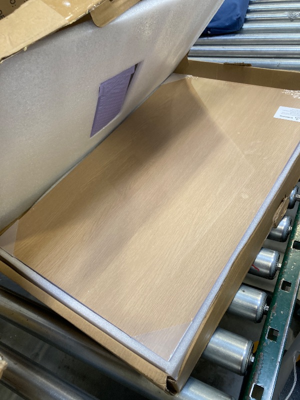 Photo 1 of Wire Shelf Cover,KHASIM Wire Rack Covers for Pantry,PVC Wood-Look Faux Wood Shelf Liners,24x12 Inch,0.24 inch Thick for Home and Kitchen Organization