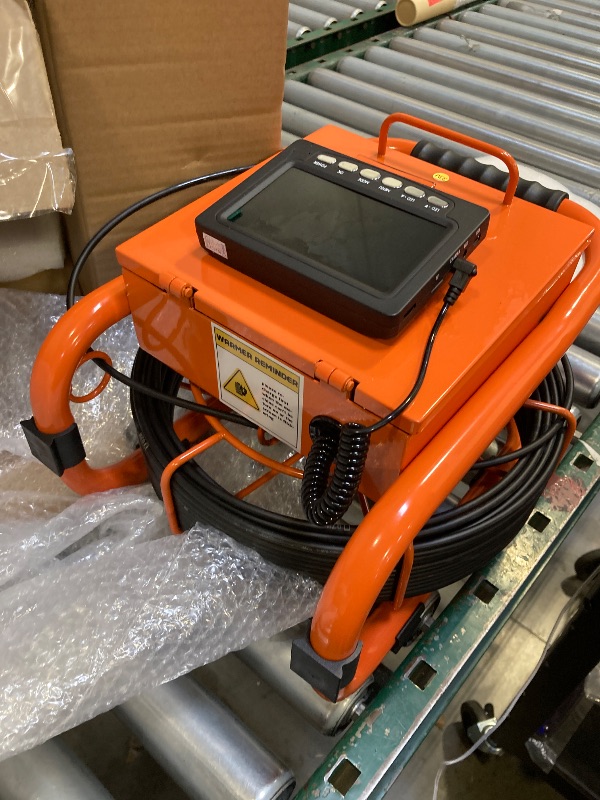Photo 1 of Sewer Camera 100FT/30M Borescopes Plumbing Snake Pipe Inspection Camera DVR & Audio Recorder 22mm with 5600Mah Battery 4.3" IPS Screen 12 LEDs HD 1000TVL 32GB Card