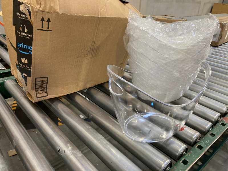 Photo 1 of 4pack Vino Gondola Wine Bucket, Clear
