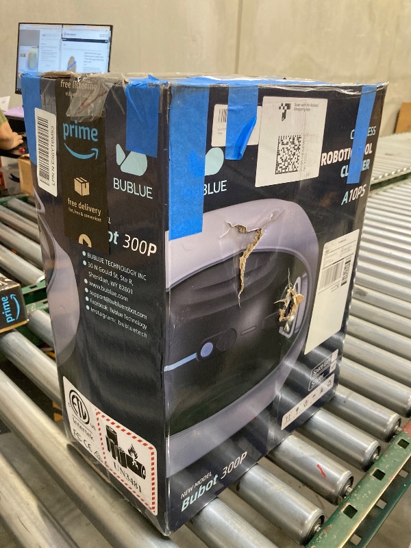 Photo 1 of Bubot 300P Robotic Pool Cleaner, Cordless Pool Vacuum with Industry Leading Suction Power, Bluehole Tech, DirtLock Tech, Smart Sensor for Above-Ground Flat Pools up to 850 Sq.Ft, Silver