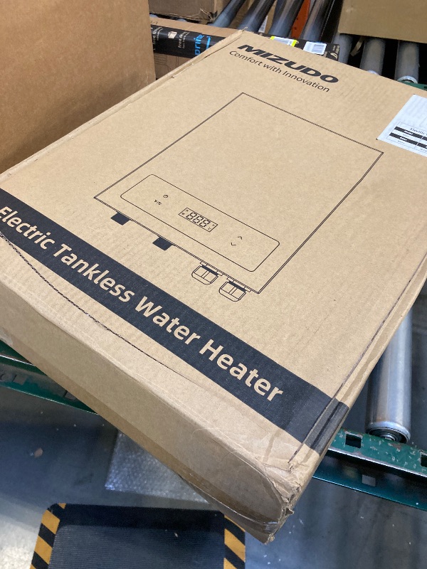 Photo 1 of Tankless Water Heater Electric, MIZUDO 27kW Instant Hot Water Heater, Up to 6.3 GPM for Whole House, with LED Digital Display, ETL Certified