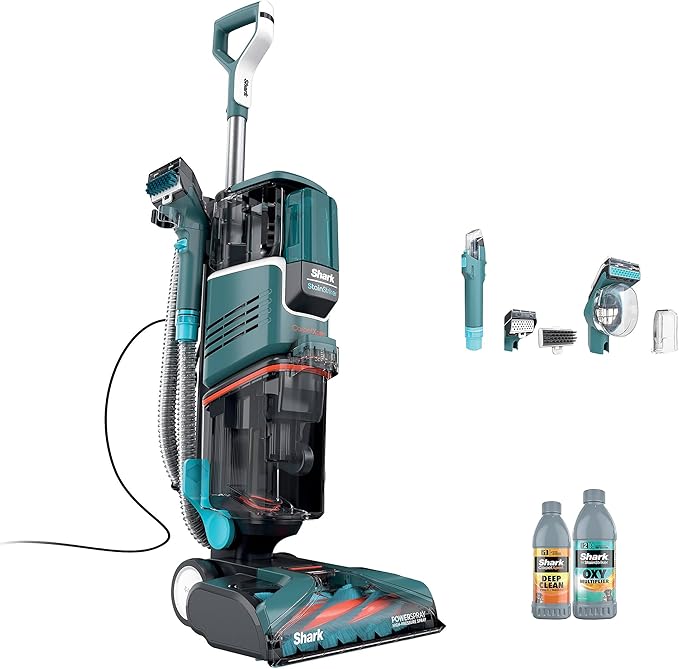 Photo 1 of Shark R-EX205 CarpetXpert Carpet, Area Rug & Upholstery Cleaner with StainStriker, Built-in Spot & Stain Cleaner, Teal - Certified , EX200 Series (Renewed)