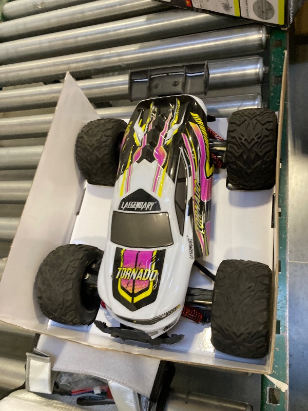 Photo 1 of LAEGENDARY 1:12 Scale Large RC Cars 48+ kmh Speed - Remote Control Car 4x4 Off Road Monster Truck Electric - All Terrain Waterproof Trucks for Adults - 2 Batteries + Connector for 30+ Min Play