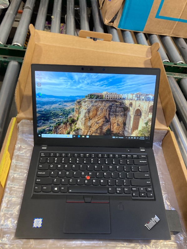 Photo 1 of LENOVO ThinkPad T480s Laptop, 14 IPS FHD (1920x1080) Matte Display, Intel Core i7-8650U 4.20 GHz, 24GB RAM, 512GB SSD, Fingerprint Reader, Supported Windows 10 Pro, Black Color, Renewed