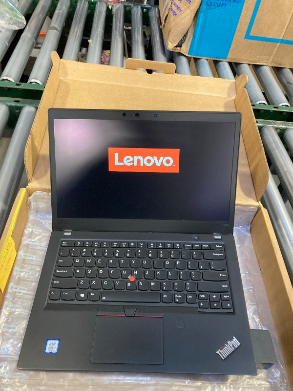 Photo 1 of LENOVO ThinkPad T480s Laptop, 14 IPS FHD (1920x1080) Matte Display, Intel Core i7-8650U 4.20 GHz, 24GB RAM, 512GB SSD, Fingerprint Reader, Supported Windows 10 Pro, Black Color, Renewed