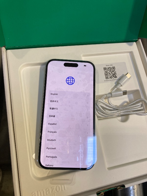 Photo 1 of Apple iPhone 15, 128GB, Blue - Unlocked (Renewed Premium)