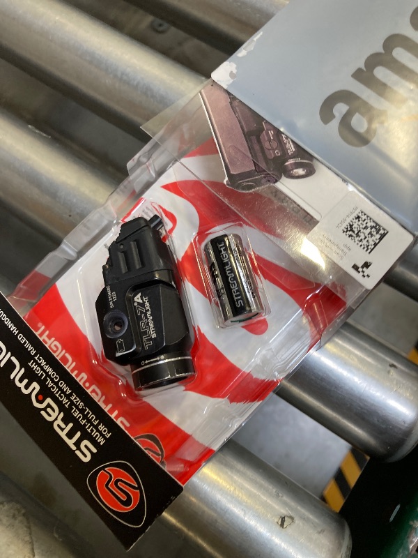 Photo 1 of Streamlight 69424 TLR-7 X 500-Lumen Compact Tactical Weapon Light, Includes High, Low Paddle Switches and Key Kit, Black