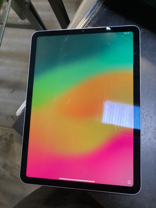 Photo 1 of Apple Early 2022 iPad Air, 10.9-inch, Wi Fi, 64GB, Purple (Renewed)