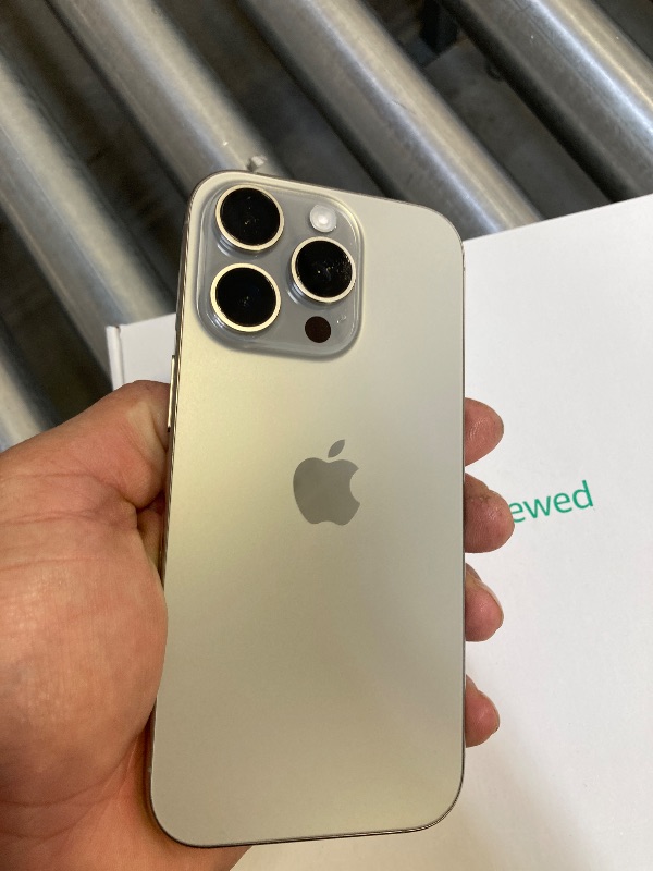 Photo 1 of Apple iPhone 16 Pro, US Version, 512GB, Natural Titanium - Unlocked (Renewed Premium)