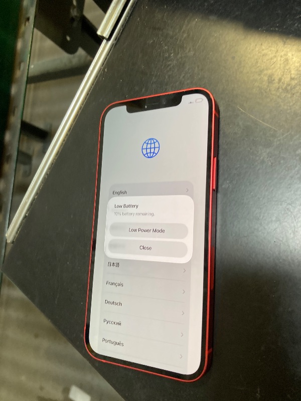Photo 1 of Apple iPhone 12, 128GB, Red - Unlocked (Renewed Premium)