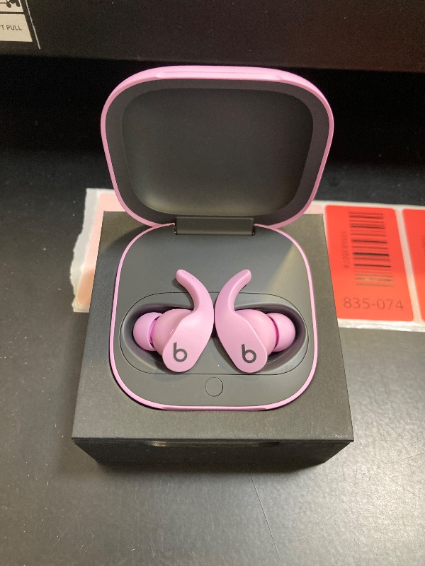 Photo 1 of Beats Fit Pro - True Wireless Noise Cancelling Earbuds - Apple H1 Headphone Chip, Compatible with Apple & Android, Class 1 Bluetooth, Built-in Microphone, 6 Hours of Listening Time - Stone Purple