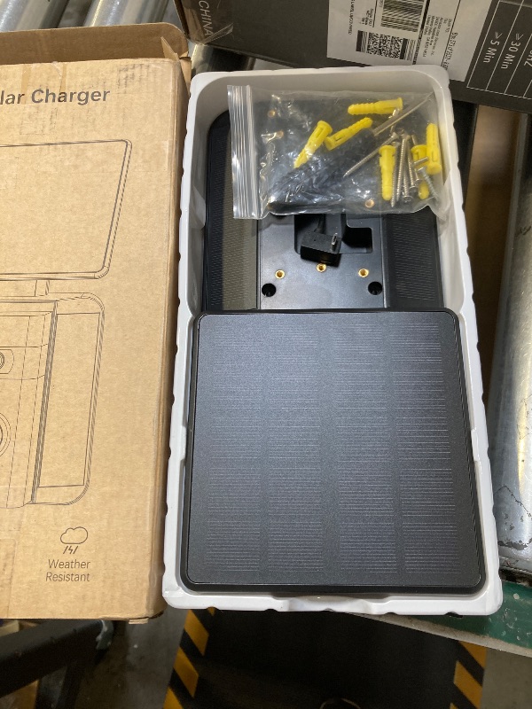 Photo 1 of QIBOX Solar Charger Compatible with Ring Video Doorbell (2020 Release), Micro USB Port Only, Not for USB-C or 2-Prong Ports, 2.9W Waterproof Solar Panel for Continuous Power