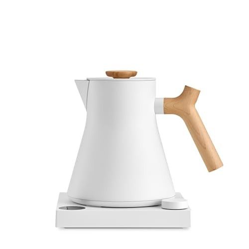 Photo 1 of Fellow - Corvo EKG Pro Electirc Kettle - Matte White and Maple
