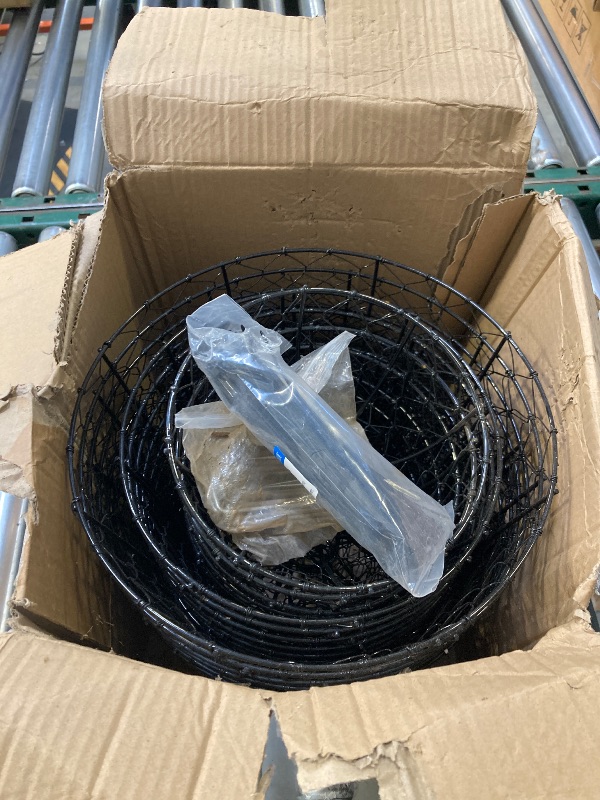 Photo 1 of Misc Wire Baskets, Black