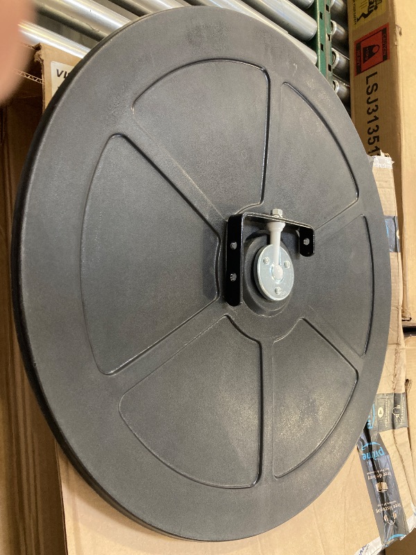 Photo 1 of 26” Outdoor Acrylic Convex Mirror/Plastic Back – Round Safety Mirror for Driveways, Stores, Warehouses & Wall Mount – Wide-Angle View – Model OC2600-convex mirror backing is either gray or black