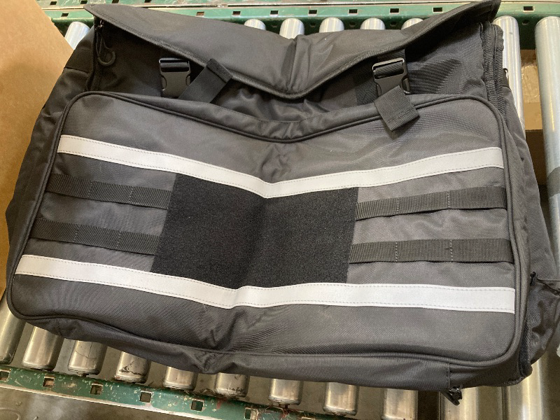 Photo 1 of Large Universal Black Motorcycle Handlebar Bag 
