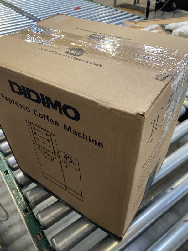 Photo 1 of Espresso Machine, 20-BAR Pump Cappuccino Machine with Built-In Milk Frother, Stainless Steel Latte Machine, One-Touch Single or Double Shot for Cappuccinos and Lattes, 1.3L Water Reservoir
