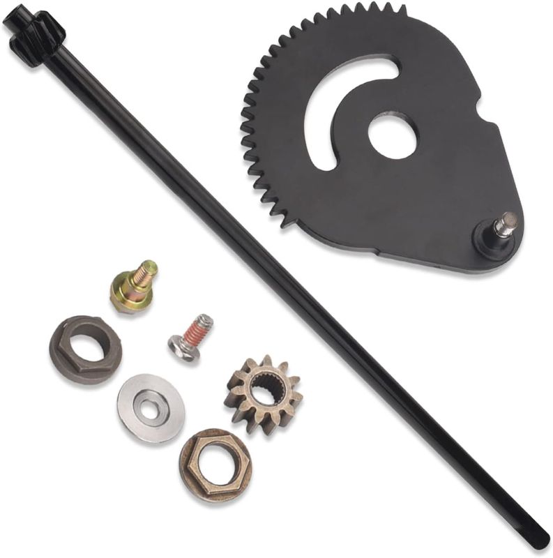 Photo 1 of 938-05078 738-05078 617-04094 5/8 Steering Rod Shaft (Length 21")/941-0656A Gear Bush/948-0389 Steering Rod Cap-Screw for MTD Cub Cadet Troy-Bilt Replace 738P07154,738-05078, 61704094 - With Bushing
