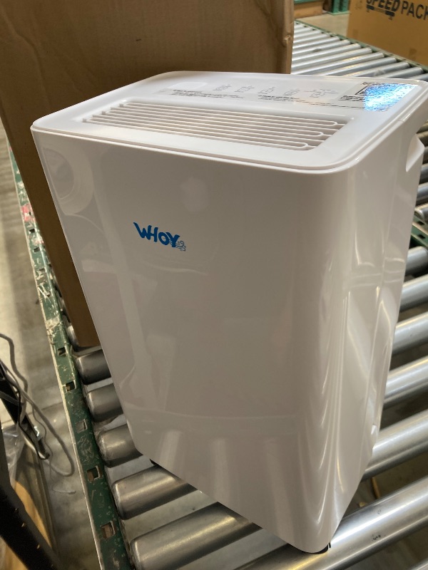 Photo 1 of Dehumidifier for Home, 2500-3000 Sq Ft, 60 Pints Max. Smart Compressor, Smart App-Controlled, With Drain Hose, Child Lock, Idea for Bedrooms, Basements, Laundry
