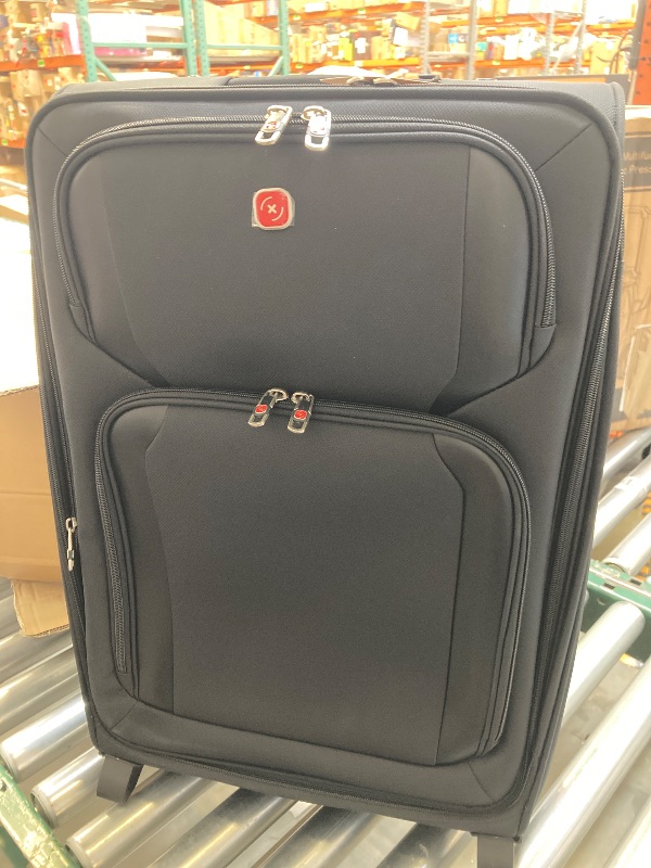 Photo 1 of Luggage Black Large Steel Wheels 25-Inch
