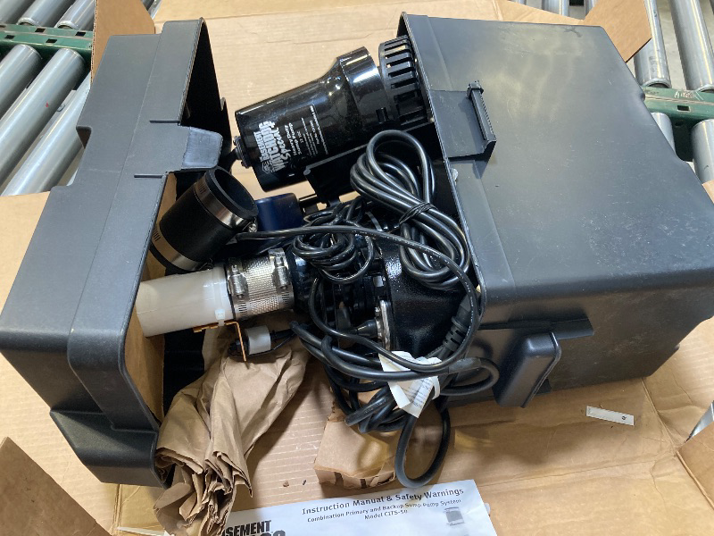 Photo 1 of THE BASEMENT WATCHDOG Big Combo CONNECT Model CITS-50 ½ HP Primary and Battery Backup Sump Pump System with Smart WiFi-Capable and 24-Hour-a-Day Monitoring Controller