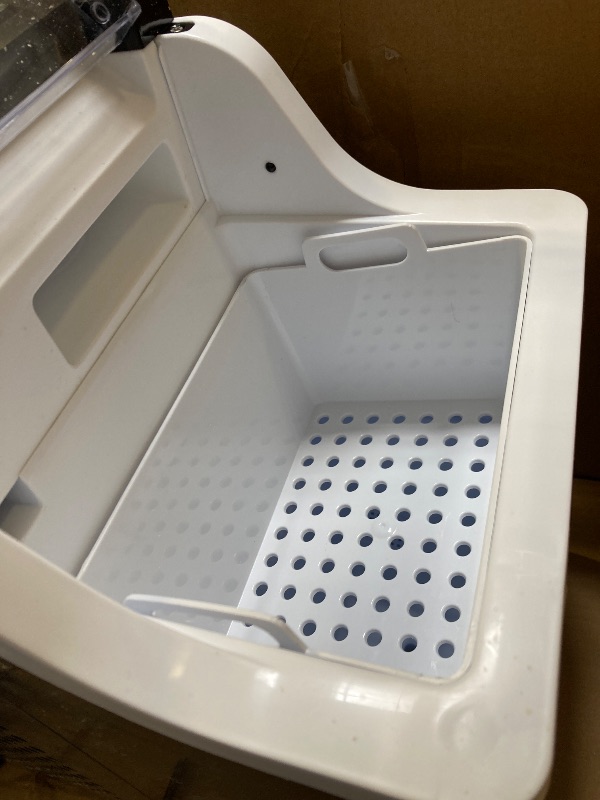 Photo 1 of Nugget Countertop Ice Maker with Soft Chewable Ice 40Lbs, Pebble Sonic Ice Machine with Basket and Scoop, Ready in 5 Mins, 40Lbs/24H, Auto Self-Cleaning, for Home, Kitchen, Office, Party, Camping

