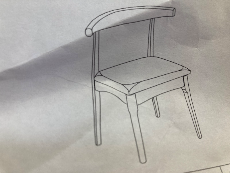 Photo 1 of SAFWEL Accent Chairs Retro Side Dining Office Lounge Chair  