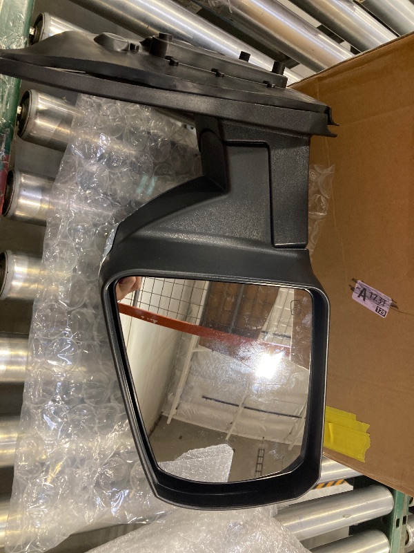 Photo 1 of For Toyota Tundra 2014-2019 Door Mirror with Chrome cover Assembly Power Heated Manual Folding with Blind Spot Glass 7 Pins Left Driver Side LH (W/O Signal Light)
