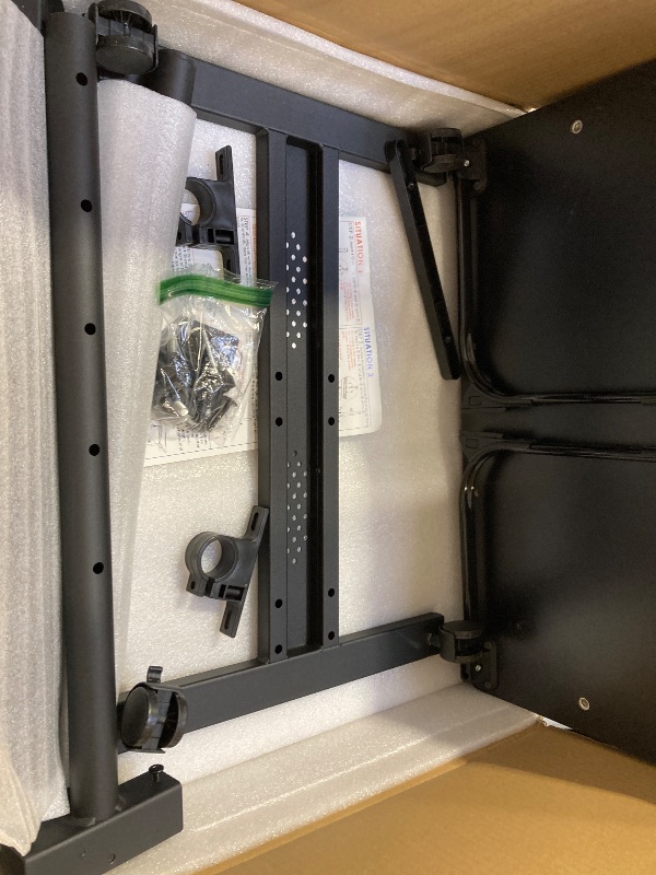 Photo 1 of Adjustable Overbed Bedside Table, Hospital Bed Table with Wheels, Portable Rolling Desk, Mobile Small Standing Desk, Rolling Laptop Stand, Computer Cart
