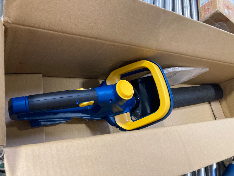 Photo 1 of Hedge Trimmer for Dewalt 20V Battery, Cordless Hedge Trimmer with 22'' Dual-Action Blade, 1600RPM, 3/5'' Cutting Width, Rotating Handle & Dual Switch Design (Battery Not Included) (Navy Blue)
