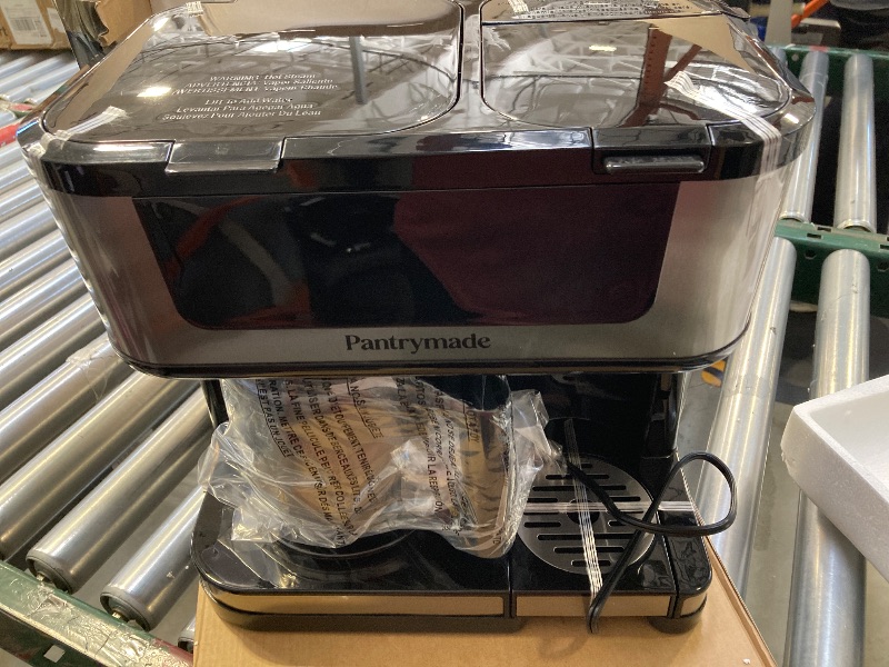 Photo 1 of Pantrymade Deluxe 12-Cup Coffee Maker & Single Serve Brewer – Programmable, K-Cup Compatible, Adjustable Brew Size, Glass Carafe, Auto Shut-Off - Ideal for Home or Office