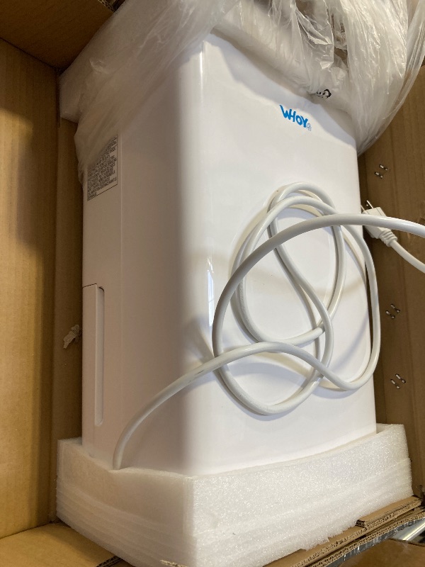 Photo 1 of Dehumidifier for Home, 2500-3000 Sq Ft, 60 Pints Max. Smart Compressor, Smart App-Controlled, With Drain Hose, Child Lock, Idea for Bedrooms, Basements, Laundry
