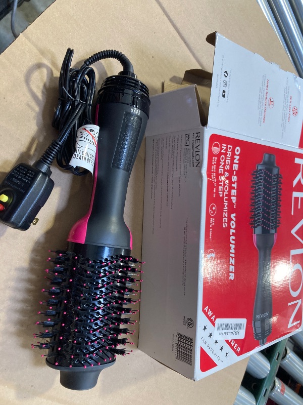 Photo 1 of REVLON One-Step Volumizer Hair Dryer and Styler – Easy Salon-Style Blowouts – Less Frizz, More Shine, and Reduced Heat Damage, for All Hair Types and Lengths (Black)