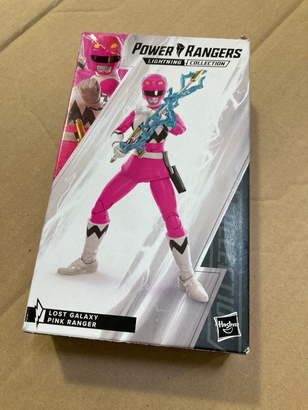 Photo 1 of Power Rangers Lightning Collection Lost Galaxy Pink Ranger 6-Inch Premium Collectible Action Figure Toy with Accessories, Kids Ages 4 and Up