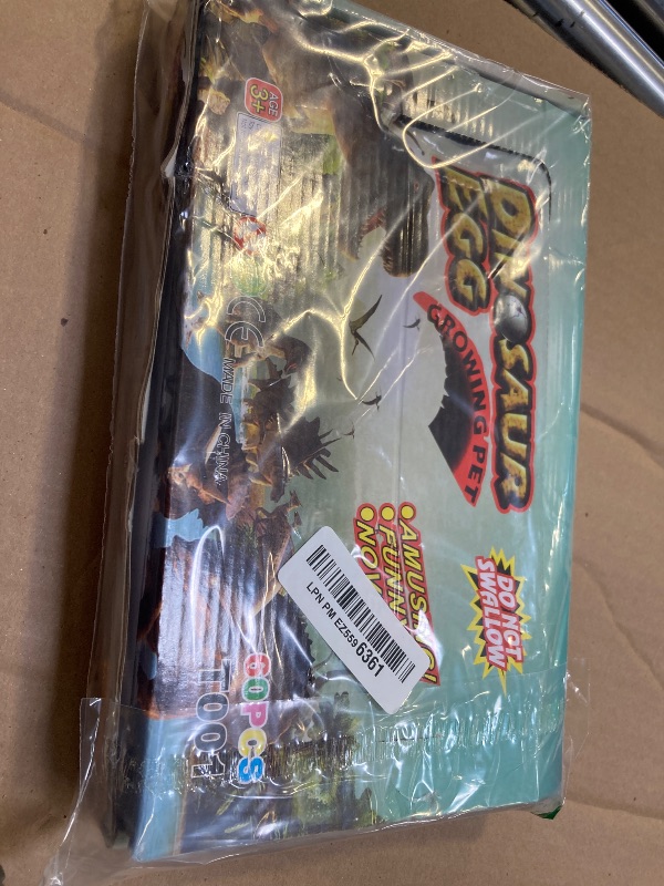 Photo 1 of 60PCS Small Hatching Dinosaur Eggs for Dinosaur Party Favors Birthday Halloween Goodie Bag Stuffers Classroom Carnival Prizes Bulk Pinata Fillers Novelty Grow in Water Dino Eggs with Toys Inside